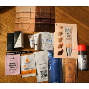Make up, hair, nail and skin care sample lot